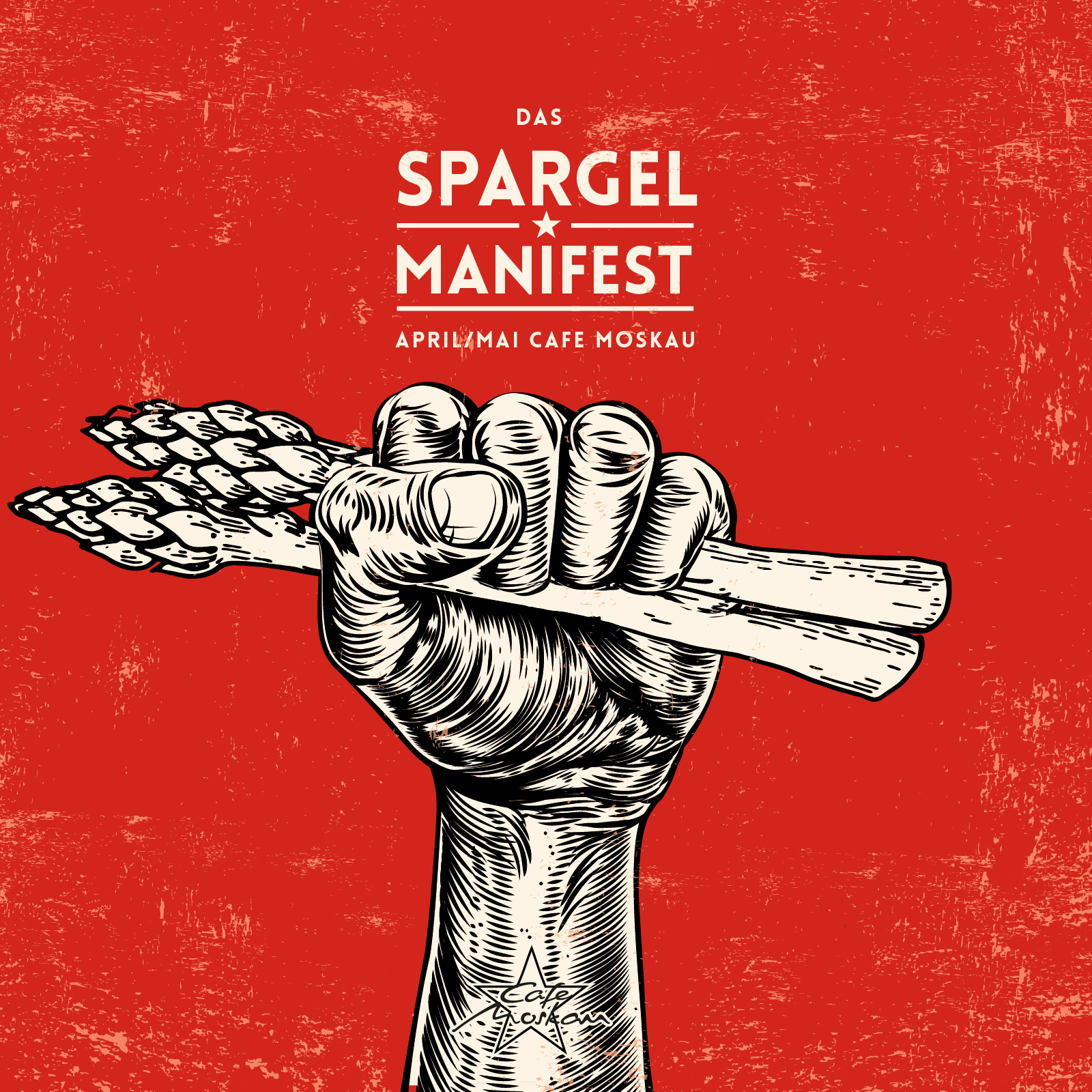 Das Spargelmanifest  Angebote Cafe Moskau